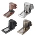 Solid Zinc Alloy Adjustable Magnetic Door Stopper Hidden Floor Mount Door Catch Free Punching Door Holder w/ 3M Sticker