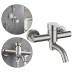 Stainless Steel G1/2 Hot and Cold Shower Mixer Faucet Shower Diverter Wall Mounted Bathroom Fixtures Ceramic Valve Core Universal Hot Cold Tap