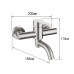 Stainless Steel G1/2 Hot and Cold Shower Mixer Faucet Shower Diverter Wall Mounted Bathroom Fixtures Ceramic Valve Core Universal Hot Cold Tap