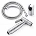 Stainless Steel Handheld Douche Bidet Spray Shower Head Toilet Adapter Hose Kit