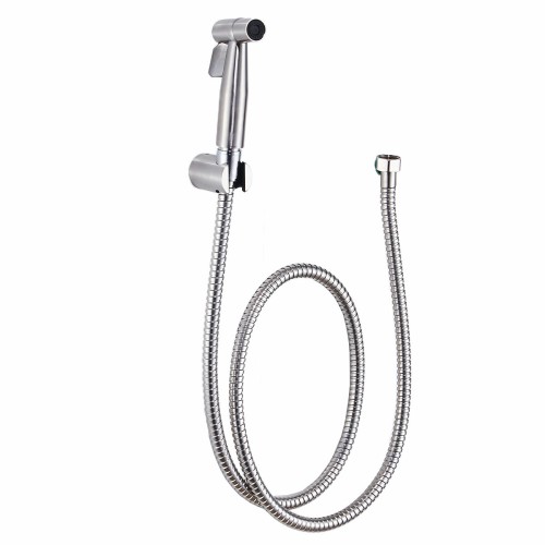 Stainless Steel Handheld Douche Bidet Spray Shower Head Toilet Adapter Hose Kit