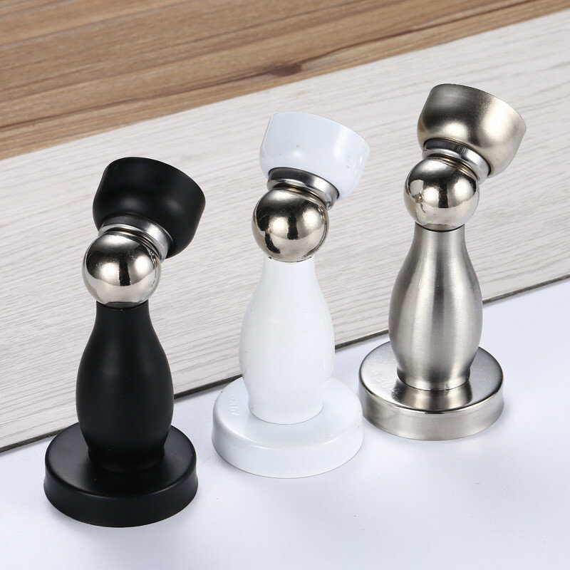 Stainless Steel Magnetic Door Stopper Door Holder Catch With Fitting Screws