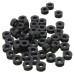 Suleve 200Pcs Flat Nylon Washer Black Round Spacer Washer Standoff Fastener Hardware 7*3*L