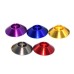 Suleve M4AN2 10Pcs M4 Big Cup Head Screw Washer Spacer Bolt Gasket Aluminum Alloy Multicolor