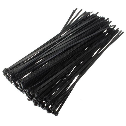 Suleve ZT04 Nylon 250Pcs/500Pcs 5mm 15/20/25/30/35/40cm Black/White Nylon Self-locking Cable Tie Zip Ties Strong Tensile Strength