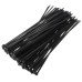 Suleve ZT08 Nylon 250Pcs 8mm 15/20/25/30/35/40cm Black/White Nylon Self-locking Cable Tie Zip Ties Strong Tensile Strength