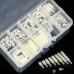 Suleve™ M2NH2 M2 Nylon Screw White Hex Screw Nut Nylon PCB Standoff Assortment Kit 140Pcs