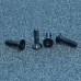 Suleve™ M3AH10 10Pcs M3x16mm Flat Countersunk Head Hex Socket Screw 7075 Aluminum Alloy Metric Screw Bolt