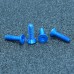 Suleve™ M3AH10 10Pcs M3x16mm Flat Countersunk Head Hex Socket Screw 7075 Aluminum Alloy Metric Screw Bolt