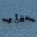 Suleve™ M3AH9 10Pcs M3x12mm Flat Countersunk Head Hex Socket Screw 7075 Aluminum Alloy Metric  Bolt Screws