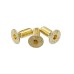 Suleve™ M4AH2 50Pcs Titanium Plated M4 Hex Socket Flat Countersunk  Head Screws Alloy Steel 12.9 Grade Screw Bolt M4*10