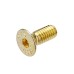 Suleve™ M4AH2 50Pcs Titanium Plated M4 Hex Socket Flat Countersunk  Head Screws Alloy Steel 12.9 Grade Screw Bolt M4*10