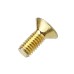 Suleve™ M4AH2 50Pcs Titanium Plated M4 Hex Socket Flat Countersunk  Head Screws Alloy Steel 12.9 Grade Screw Bolt M4*10