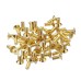 Suleve™ M4AH2 50Pcs Titanium Plated M4 Hex Socket Flat Countersunk  Head Screws Alloy Steel 12.9 Grade Screw Bolt M4*10