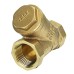 TMOK 1/2" 3/4" 1" Y Type Brass Water Filter G Thread Female Coupler Connector