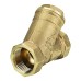 TMOK 1/2" 3/4" 1" Y Type Brass Water Filter G Thread Female Coupler Connector
