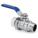 TMOK 1/2" 3/4" External Wire Manual PPR Brass Ball Valve Nickel Handle PPR Male Thread Valves