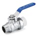 TMOK 1/2" 3/4" External Wire Manual PPR Brass Ball Valve Nickel Handle PPR Male Thread Valves