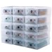 Transparent Plastic Shoe Storage Box Stackable Tidy Display Organizer Single Box