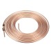 Universal 25Ft Copper Nickel Brake Line Tubing Kit 3/16" OD with 15Pcs Nuts