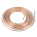 Universal 25Ft Copper Nickel Brake Line Tubing Kit 3/16" OD with 15Pcs Nuts