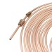 Universal 25Ft Copper Nickel Brake Line Tubing Kit 3/16" OD with 15Pcs Nuts