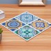 Wall Tile Sticker Self-adhesive PVC Kitchen Bathroom Floor Home Decoration 10"x10"