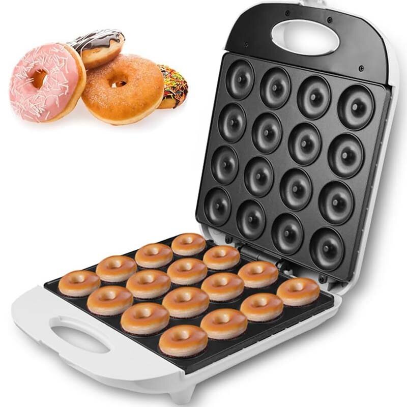 16 Holes Mini Donut Maker Machine Electric Non-Stick Breakfast Machine oven Kitchen Appliance