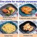 1PC Baking Tray Silicone Tray for Air Fryer Oven Fried Chicken Pizza Mat Oilless Silicone Pan Air Fryer Accessories