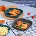 1PC Baking Tray Silicone Tray for Air Fryer Oven Fried Chicken Pizza Mat Oilless Silicone Pan Air Fryer Accessories