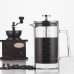 300ML/600ML Double Layer French Press Pot Hand Brew Coffee Filter Press Pot Heat Resistant Teapot Coffee Maker