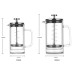 300ML/600ML Double Layer French Press Pot Hand Brew Coffee Filter Press Pot Heat Resistant Teapot Coffee Maker