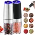 Electric Pepper Mill Stainless Steel Automatic Gravity Shaker Salt and Pepper Grinder Set Spice Mills Kitchen Grinding Tools