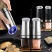 Electric Pepper Mill Stainless Steel Automatic Gravity Shaker Salt and Pepper Grinder Set Spice Mills Kitchen Grinding Tools