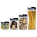 Food Containers Plastic Storage Kitchen Tank Airtight 7Pcs