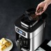 Fully Automatic 2 In1 Coffee Machine Maker Espresso Coffee Machine Drip Coffee Electric Bean Grinder LED-Display Home Automatic Keep Warm Grinder Machine