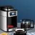 Fully Automatic 2 In1 Coffee Machine Maker Espresso Coffee Machine Drip Coffee Electric Bean Grinder LED-Display Home Automatic Keep Warm Grinder Machine