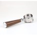 HiBREW 51MM/58MM Tamper Coffee Powder Handle 304 Stainless Steel Solid Wood