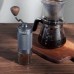 HiBREW G4 Manual Coffee Grinder Portable High Quality Hand Grinder Mill Aluminium With Visual Bean Storage