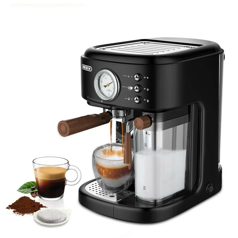 HiBREW H8A 3 in 1 Coffee Machine 19Bar high pressure extraction Fully Automatic Espresso Cappuccino Latte