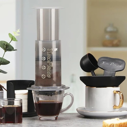 Household French Press Pot Manual Espresso Portable Coffee Machine Hand-Brewed Coffee Pot Coffee Press Maker