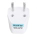 EU Universal Adapter AC 2 Pin Power Plug Travel Abroad Adapter