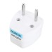 EU Universal Adapter AC 2 Pin Power Plug Travel Abroad Adapter