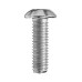 Suleve M5SH6 50Pcs M5 Stainless Steel Hex Socket Button Head Screw Bolt 8-30mm Optional Length