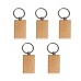 TWOTREES® 5Pcs Blank Wooden Keychain Diy Wooden Keychain Key Tag Anti-Lost Wood Accessories for Laser Engraving