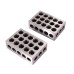 1-2-3" (25-50-75mm) Metric System Ultra Precision Parallel Blocks Set 23 Holes Iron Gauge Block Tool Kit