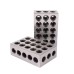 1-2-3" (25-50-75mm) Metric System Ultra Precision Parallel Blocks Set 23 Holes Iron Gauge Block Tool Kit