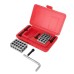 1-2-3" (25-50-75mm) Metric System Ultra Precision Parallel Blocks Set 23 Holes Iron Gauge Block Tool Kit