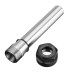 C20-ER20A-100L Collet Chuck Holder with 14PCS ER20 Spring Collet for CNC Milling Lathe Tool