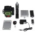 16-Line Strong Green Light 4D Remote Control Laser Level Measure with Wall Attachment Frame